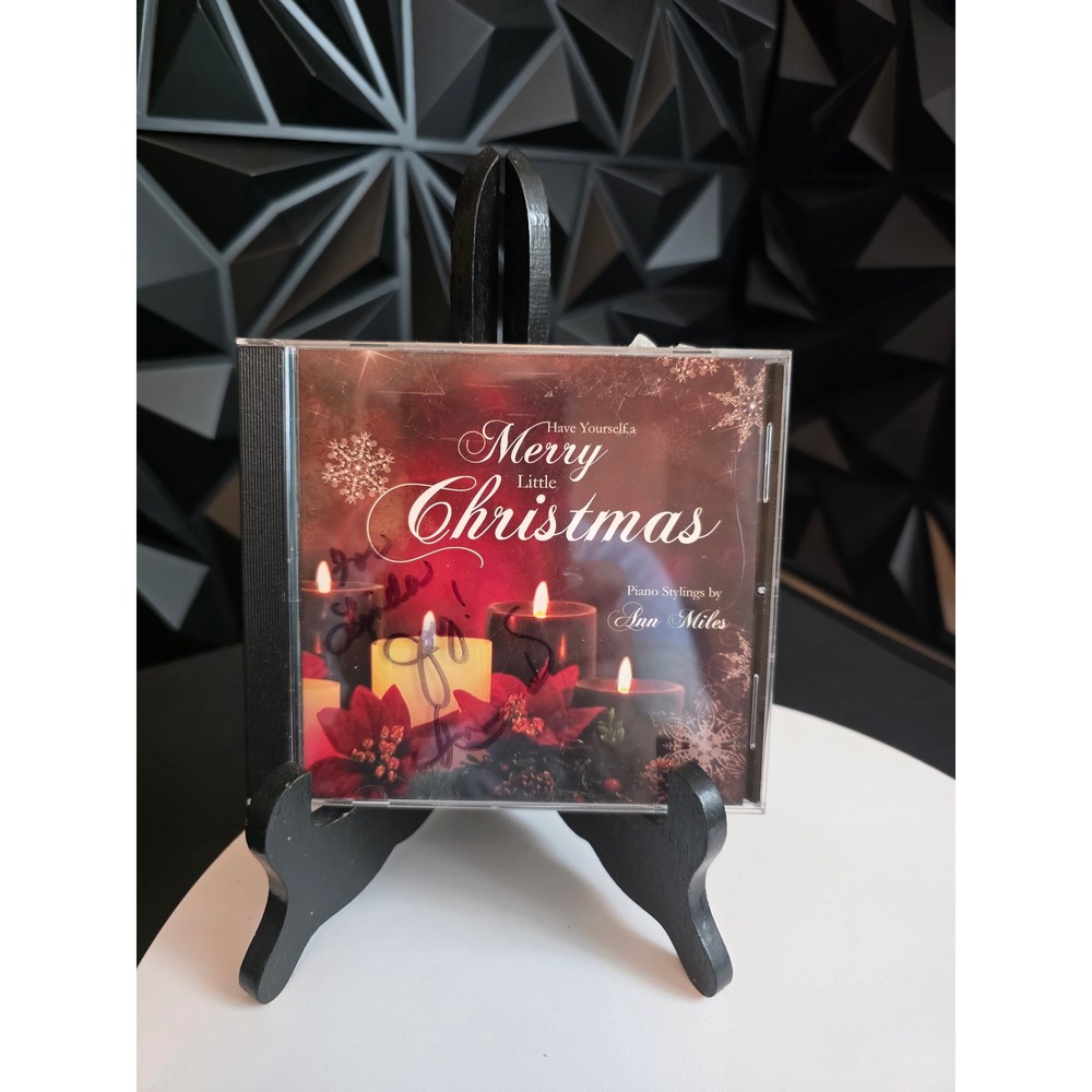 Signed Ann Miles Have Yourself a Merry Little Christmas Piano CD Holiday Music